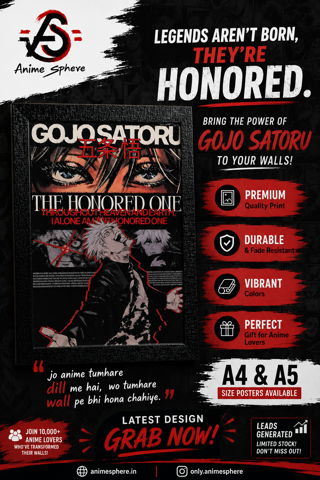 Gojo Satoru - The Honored One